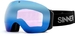 Sinner Avon skibril - Matte Black - Blauwe + Oranje lens