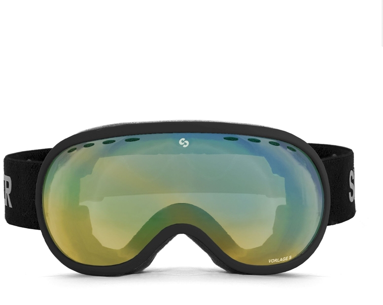 Sinner Vorlage S skibril matte black - oranje lens