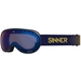 Sinner Vorlage S skibril - Donkerblauw - Blauwe lens 