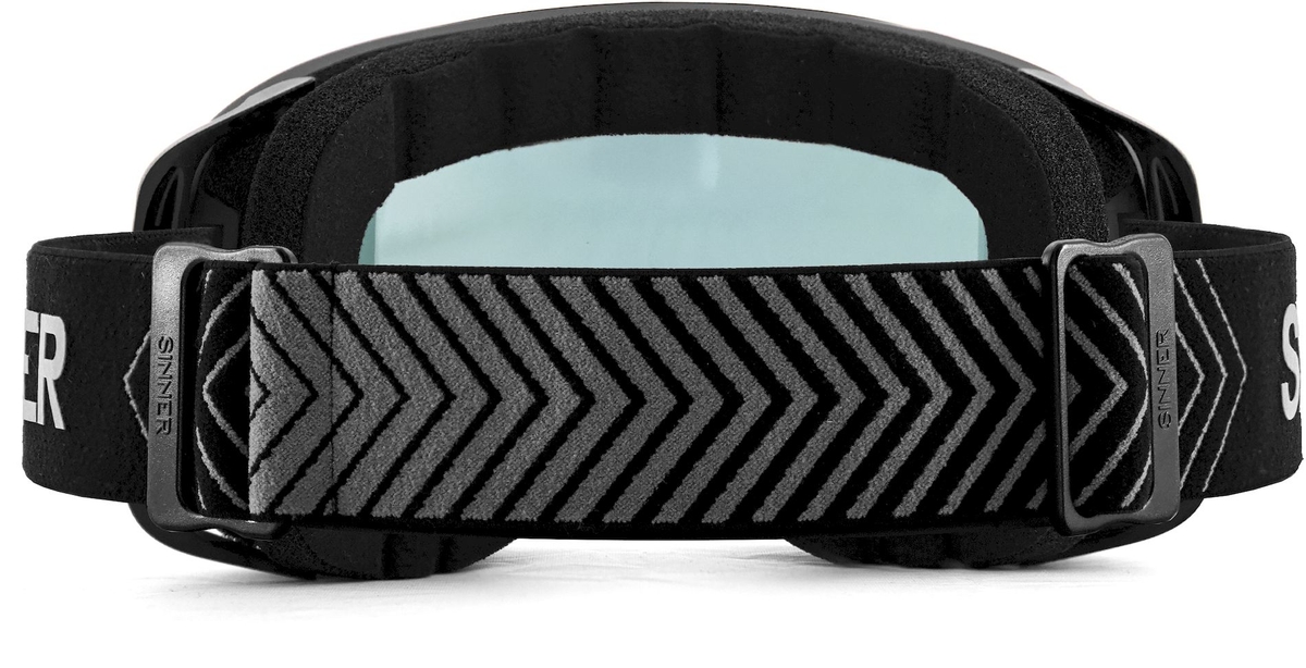 Sinner Olympia skibril matte black - oranje lens