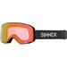 Sinner Olympia skibril - Mat Zwart - Oranje lens