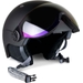 Sinner Titan Visor skihelm - Matte Black - Blauwe lens
open gogle