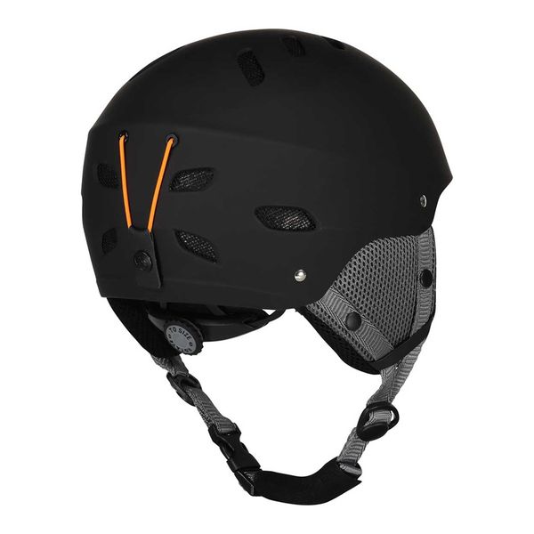 Sinner Bingham skihelm - Matte Black achteraanzicht