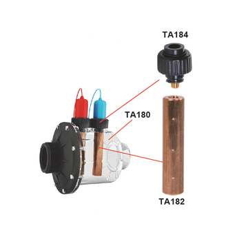 Sugar Valley koppelstuk voor koper elektrode 