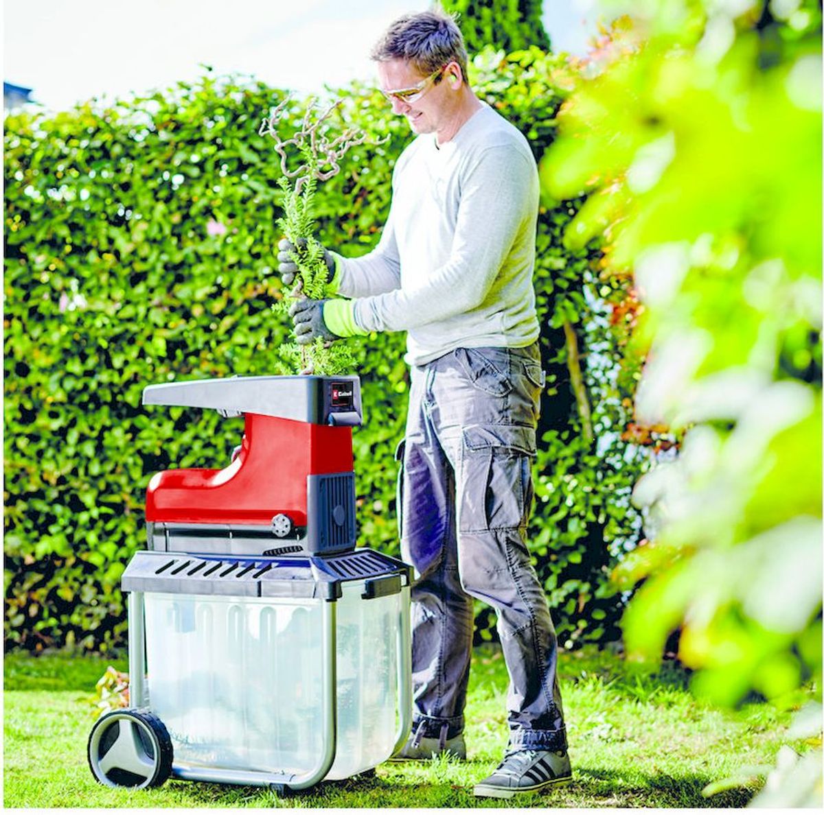 Einhell GC-RS 60 CB elektrische fluisterhakselaar in uitvoering