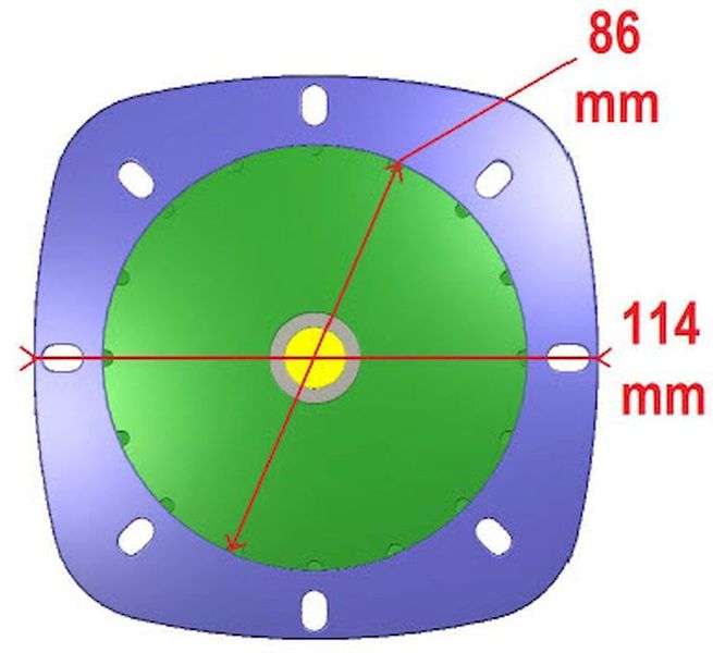 SeaMaid No(t)mad 18 zwembadlamp LED wit - wit tekening