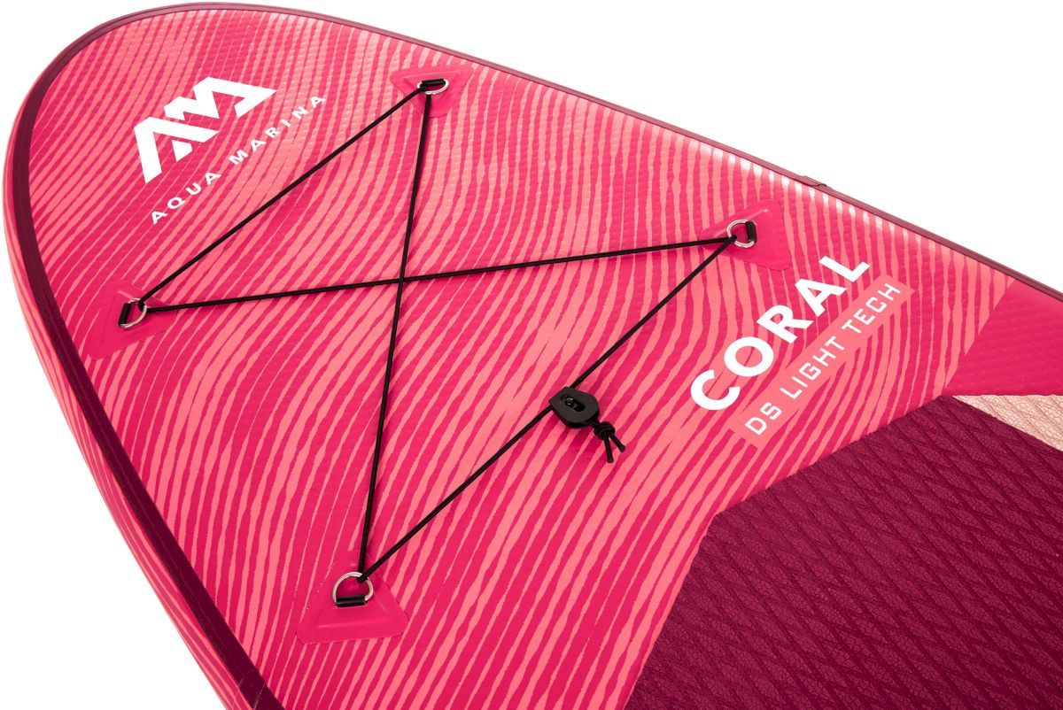 Aqua Marina Coral 2021 opblaasbaar supboard voorkant neus