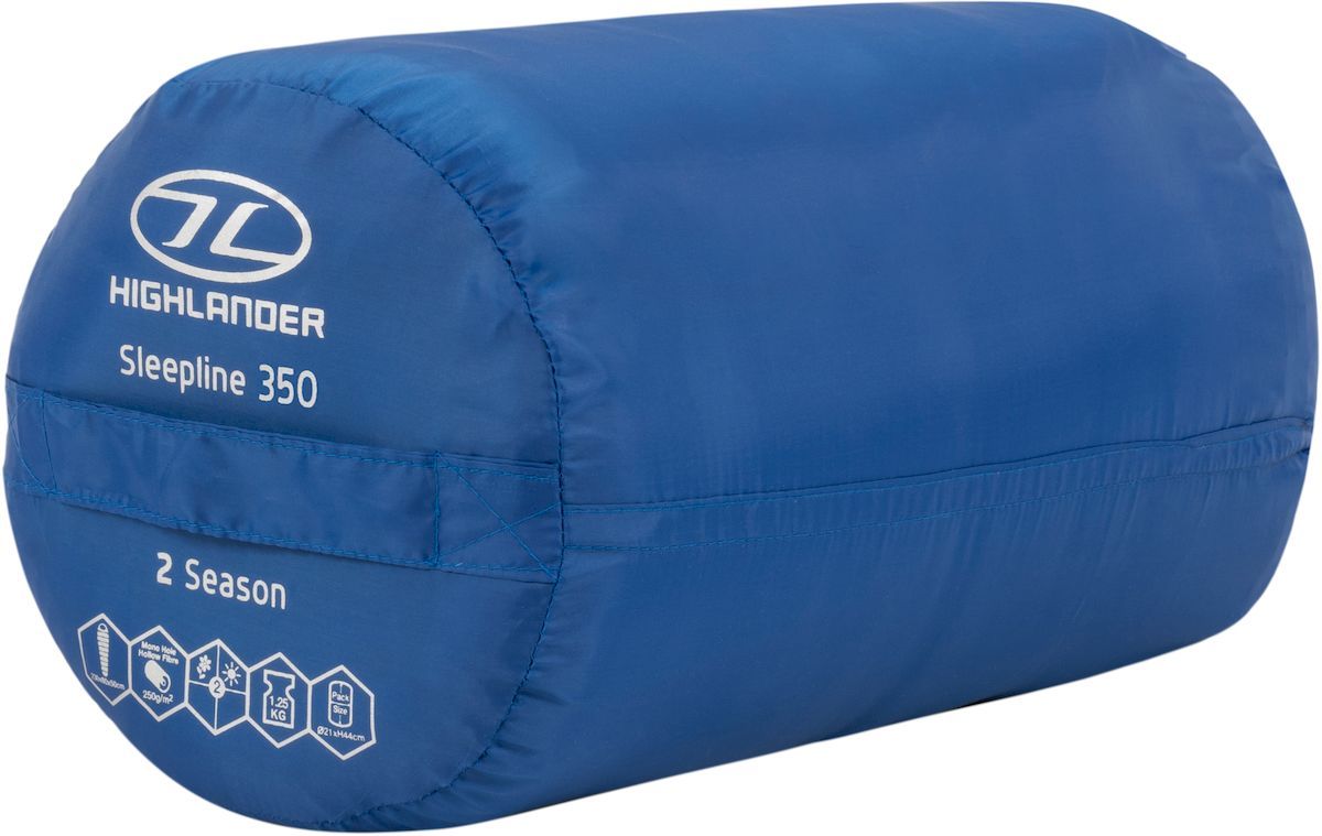 Highlander Sleepline 350 Mummy Slaapzak - Blauw