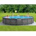 Intex Prism Frame Pool Greywood 549 x 122 cm - sfeer