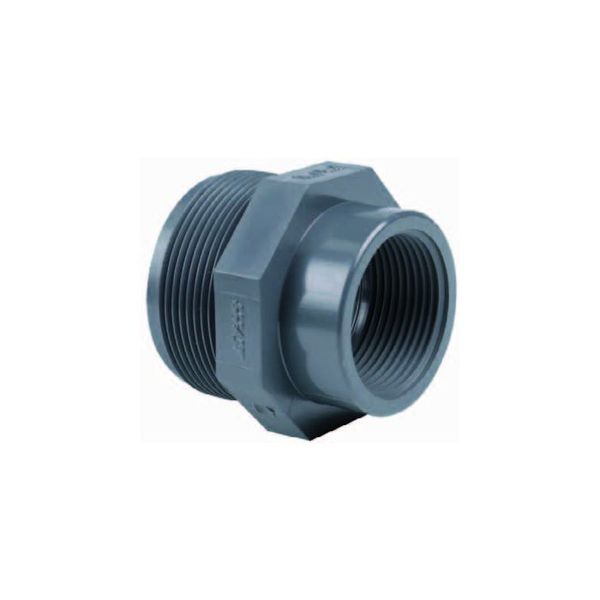 Dosatech soknippel 1" buitendraad x binnendraad 3/8"