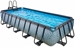 EXIT Stone zwembad - 540 x 250 x 100 cm - met zandfilterpomp en trap
