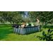 EXIT Stone zwembad - 540 x 250 x 122 cm - met zandfilterpomp en trap sfeerbeeld schuin
