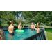 EXIT Stone zwembad - 540 x 250 x 122 cm - met zandfilterpomp en trap sfeerbeeld in zwembad