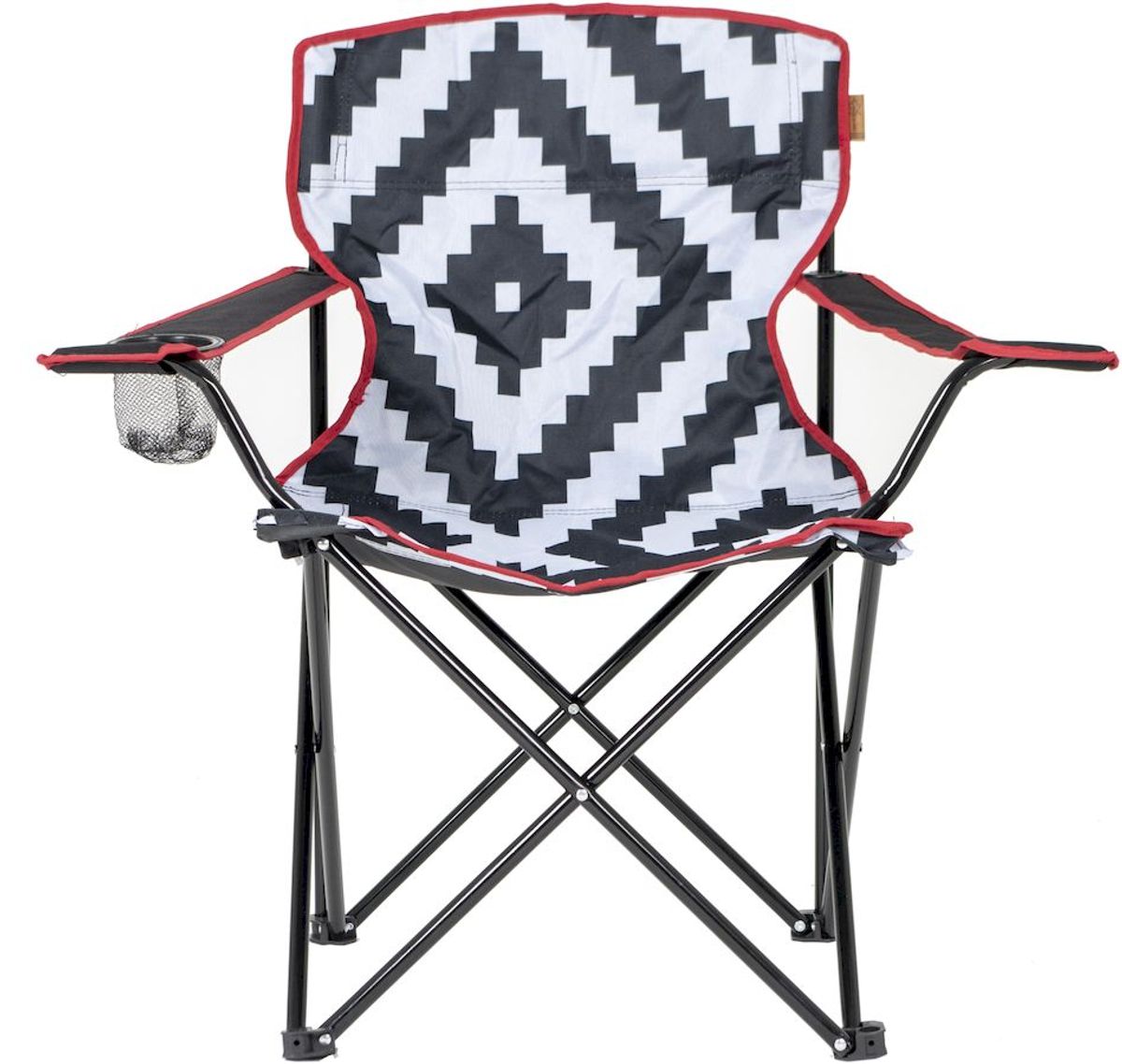 Bo-Camp Urban Outdoor Madison vouwstoel - Zwart/wit