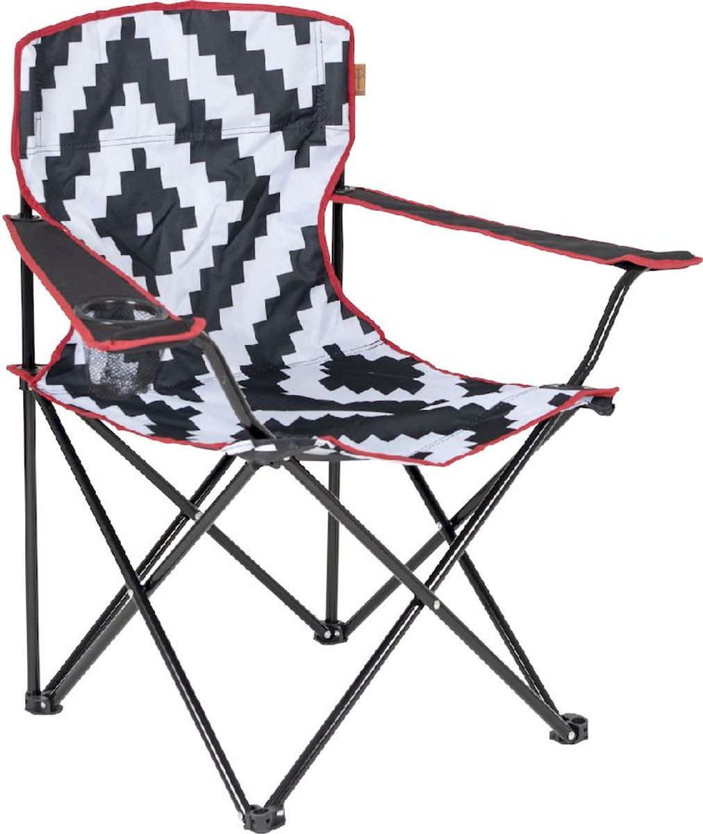 Bo-Camp Urban Outdoor Madison vouwstoel - Zwart/wit