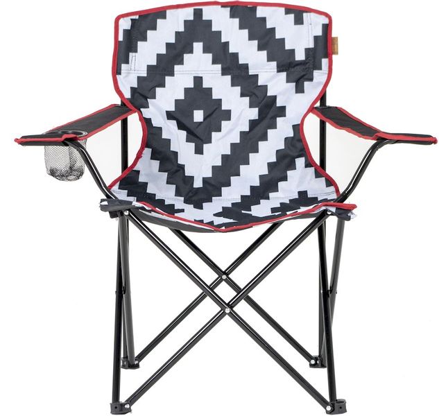 Bo-Camp Urban Outdoor Madison vouwstoel - Zwart/wit