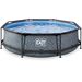 EXIT Stone zwembad - 300 x 76 cm - met filterpomp