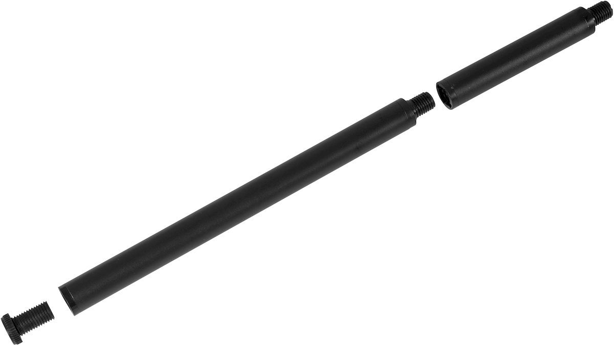 Bo-Camp Industrial Decatur 90 x 60 campingtafel - Zwart/houtlook