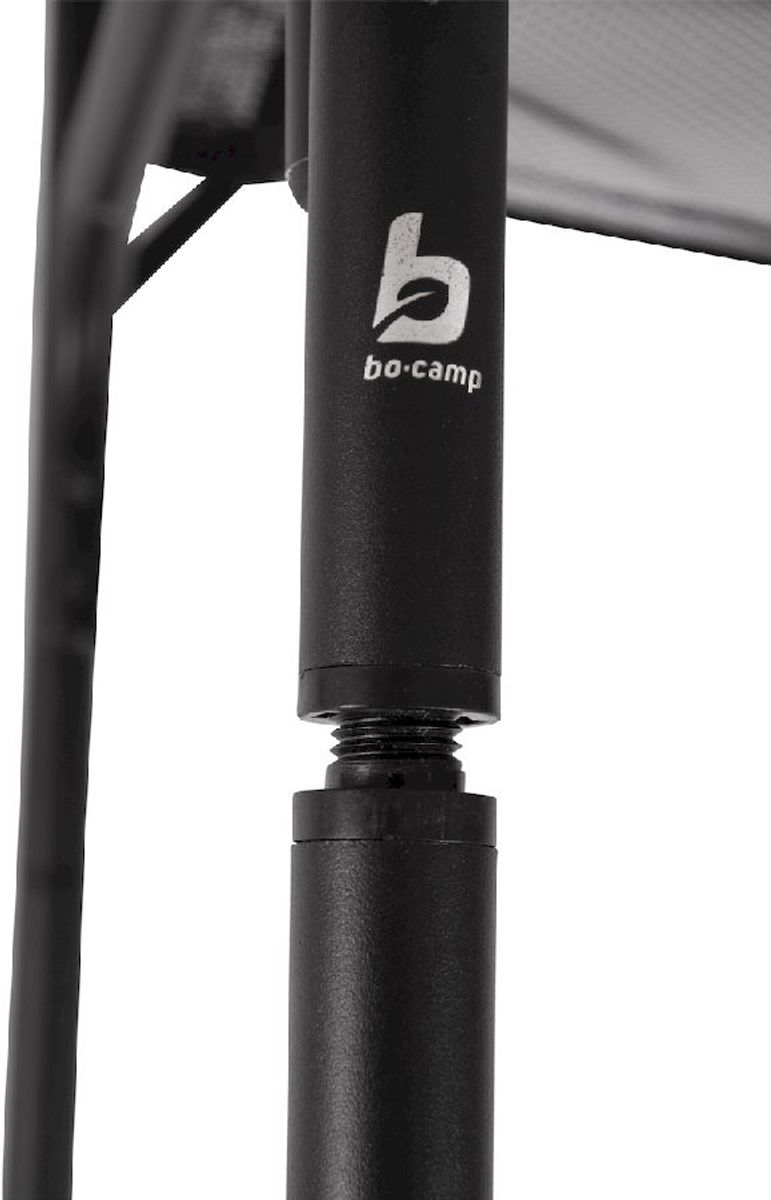 Bo-Camp Industrial Decatur 90 x 60 campingtafel - Zwart/houtlook