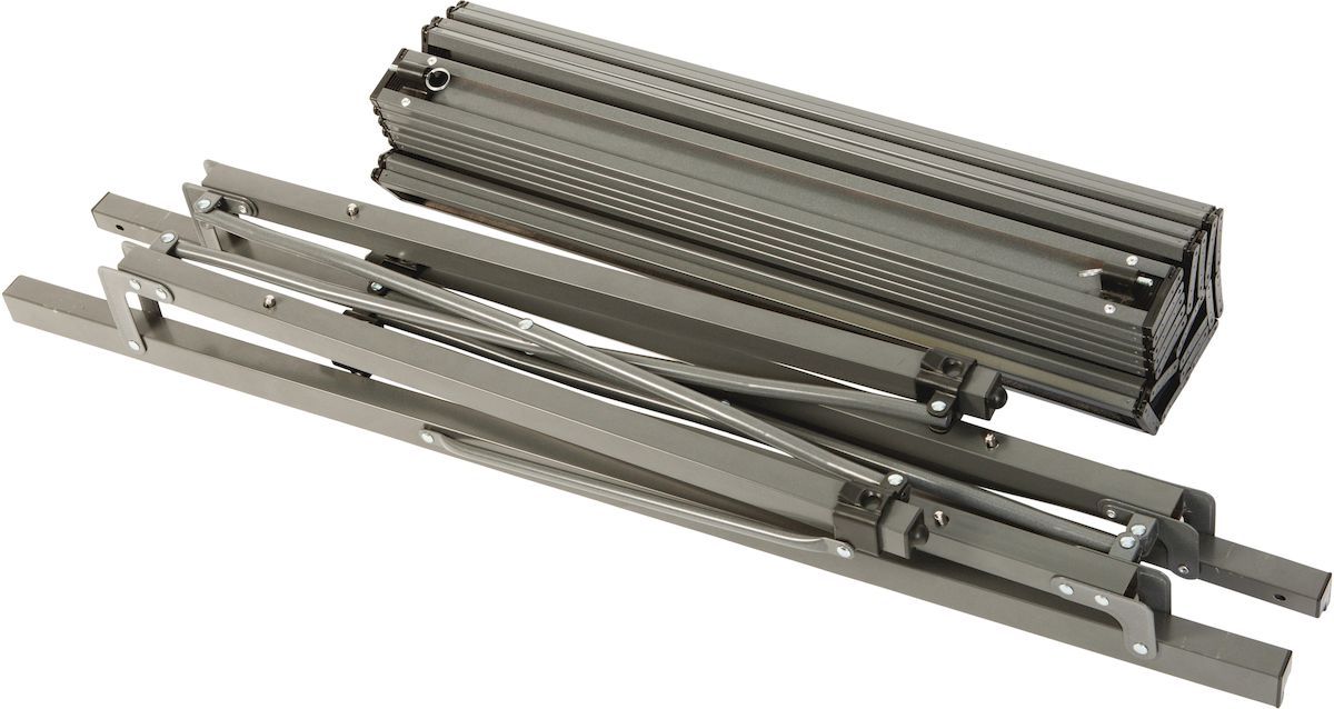 Bo-Camp Lamel Solid 105 x 70 campingtafel - Zwart