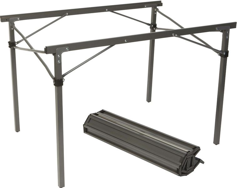 Bo-Camp Lamel Solid 105 x 70 campingtafel - Zwart