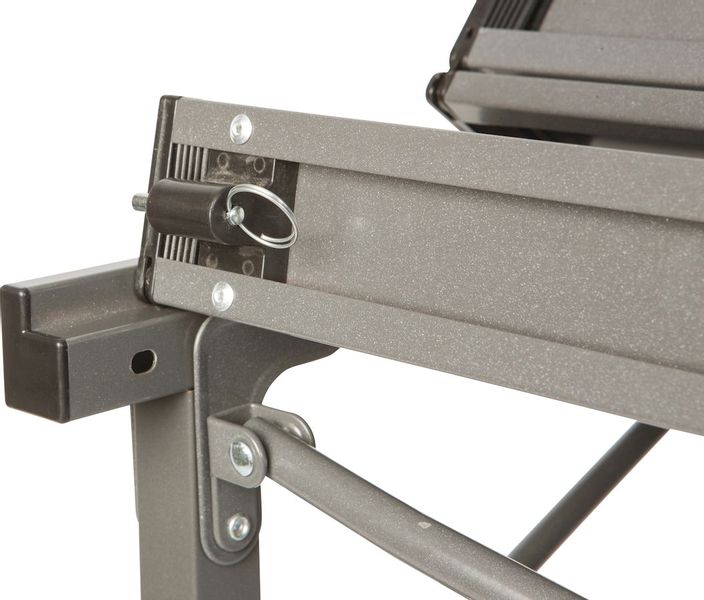 Bo-Camp Lamel Solid 105 x 70 campingtafel - Zwart