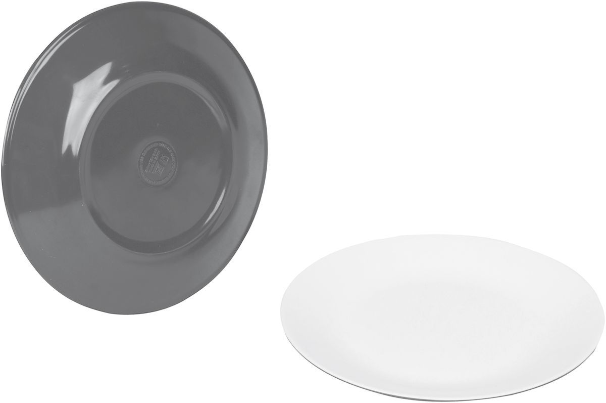 Bo-Camp 16-delige serviesset - grijs - 4-persoons