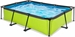 EXIT Lime zwembad - 220 x 150 x 65 cm - met filterpomp
