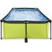 EXIT Lime zwembad - 220 x 150 x 65 cm - met filterpomp voorkant