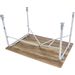Bo-Camp Feather 100 x 68 cm campingtafel - Bruin