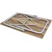 Bo-Camp Feather 100 x 68 cm campingtafel - Bruin