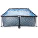 EXIT Stone zwembad - 300 x 200 x 65 cm - met filterpomp voorkant