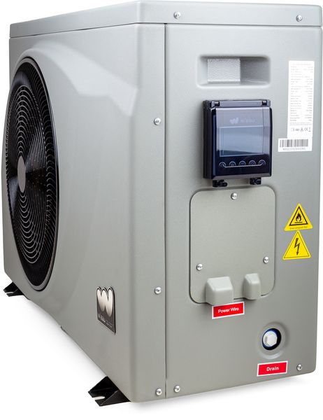 W'eau Full Inverter 21kW zwembad warmtepomp - bediening