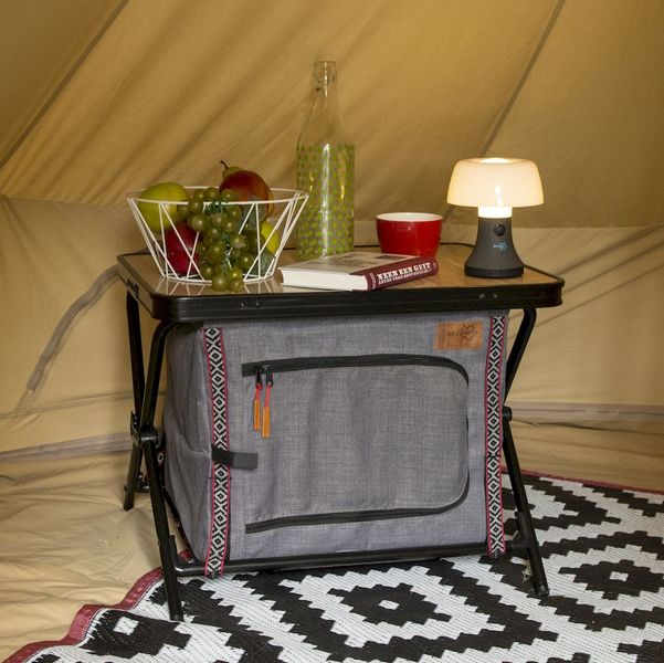 Bo-Camp Sirius Tafellamp met kap-Antraciet