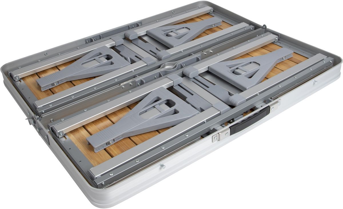 Bo-Camp 136 x 85 inklapbare picknicktafel - Bamboe