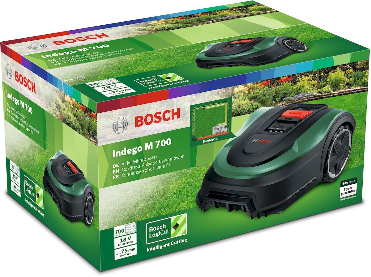 Bosch Indego M 700 robotmaaier verpakking