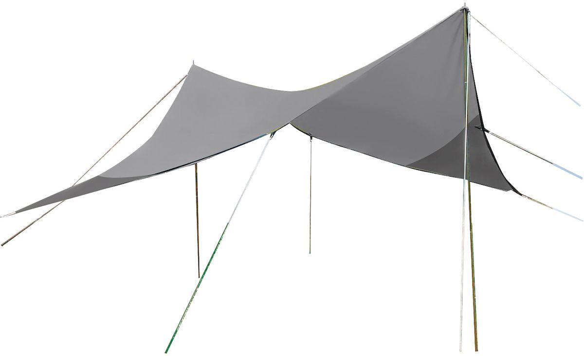 Bo-Camp Travel Tarp -  4-hoekig - 500 x 500 cm