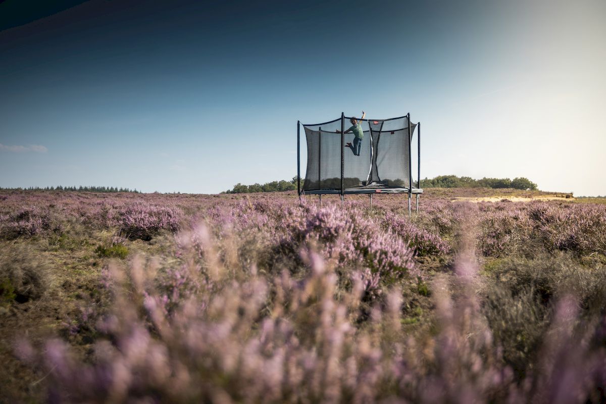 BERG Favorit Regular trampoline met net - Ø 200 cm - Grijs
