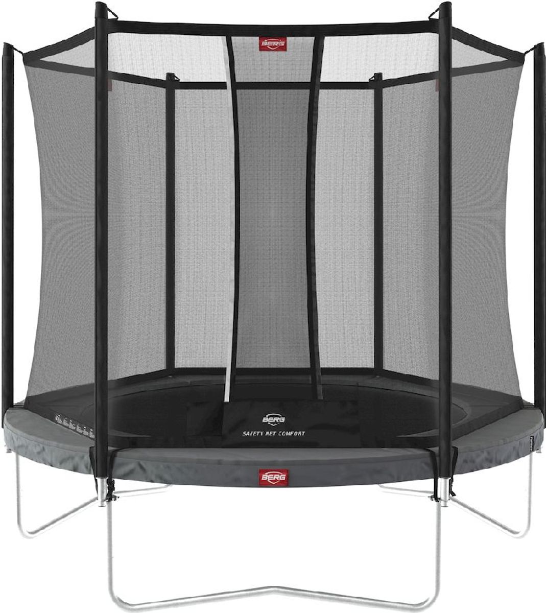 BERG Favorit Regular trampoline met net - Ø 200 cm - Grijs