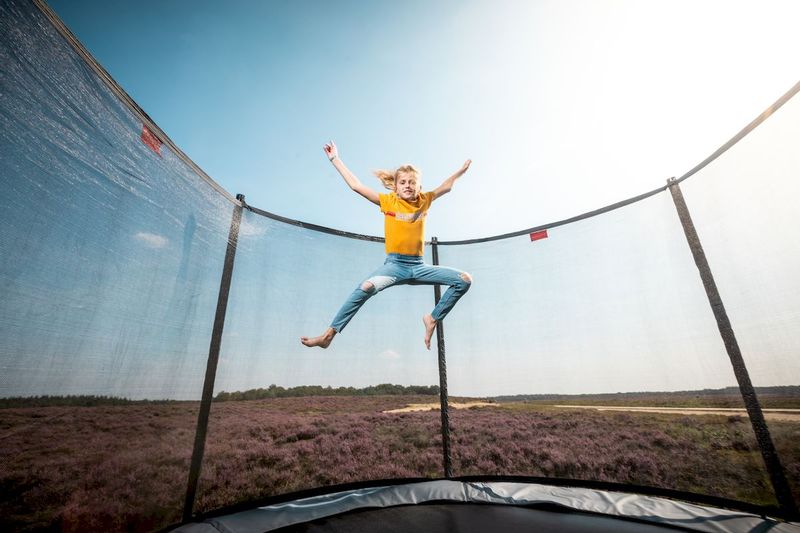 BERG Favorit Regular trampoline met net - Ø 200 cm - Grijs