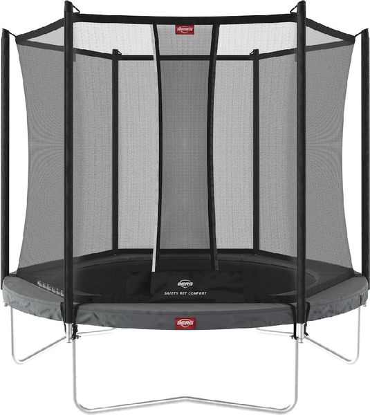 BERG Favorit Regular trampoline met net - Ø 200 cm - Grijs