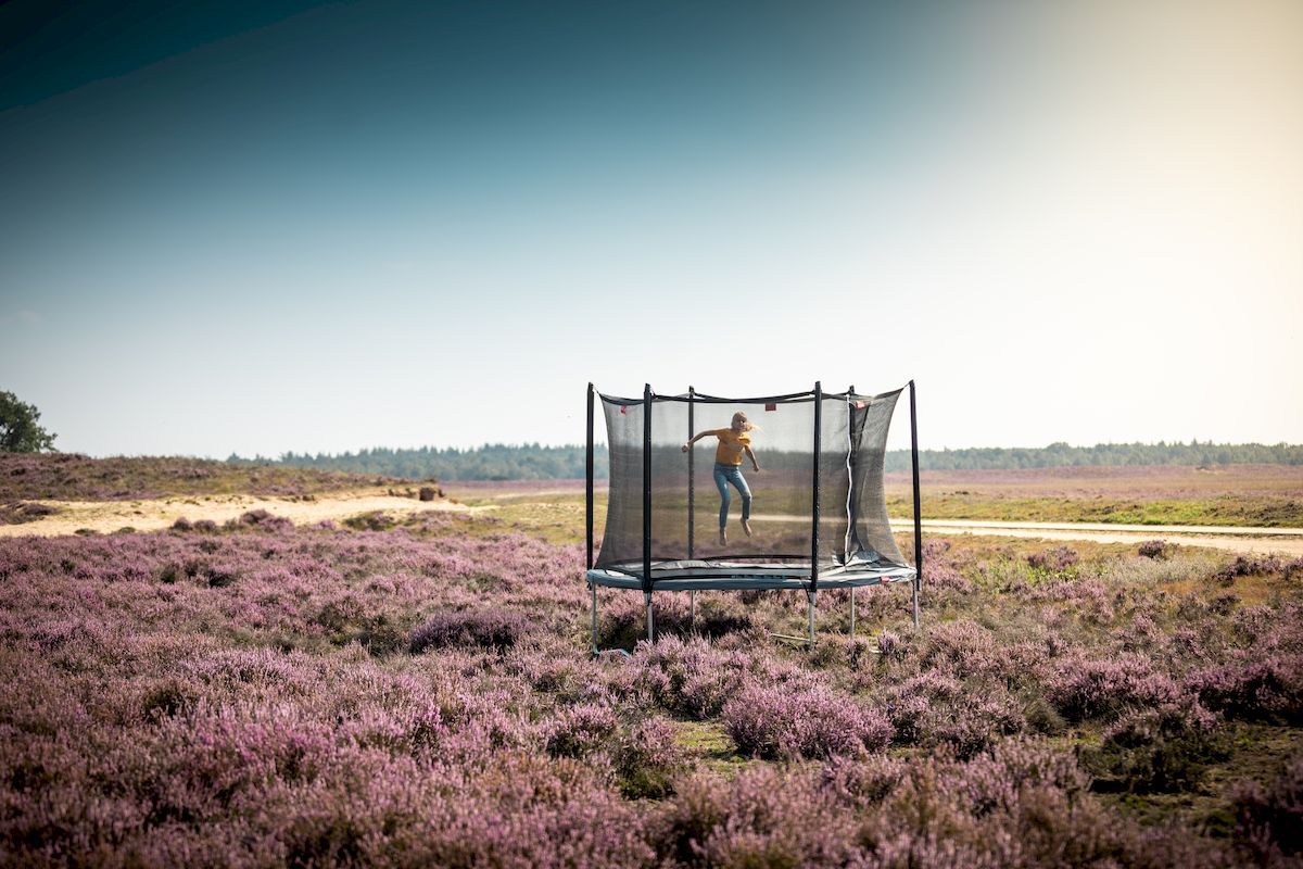 BERG Favorit Regular trampoline met net - Ø 270 cm - Grijs