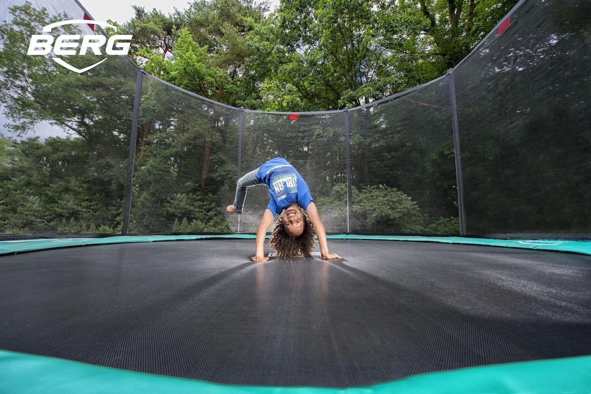 BERG Favorit Regular trampoline met net - Ø 380 cm - Groen