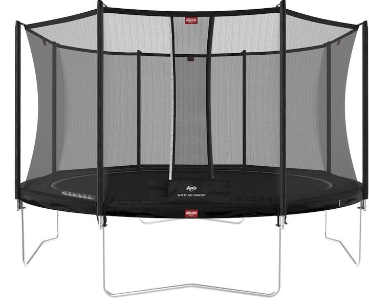 BERG Favorit Regular trampoline met net - Ø 380 cm - Zwart