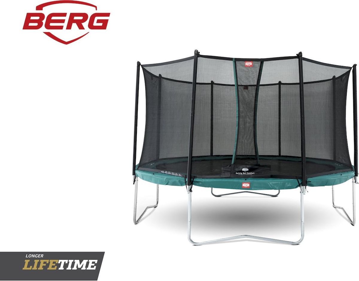 BERG Favorit Regular trampoline met net - Ø 430 cm - Groen