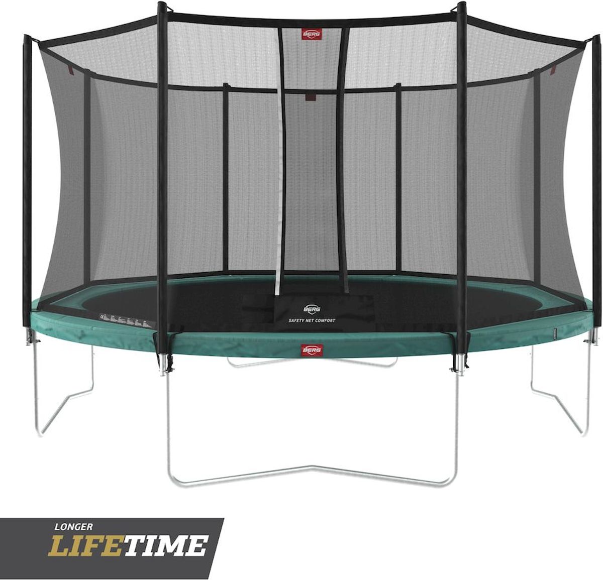 BERG Favorit Regular trampoline met net - Ø 430 cm - Groen