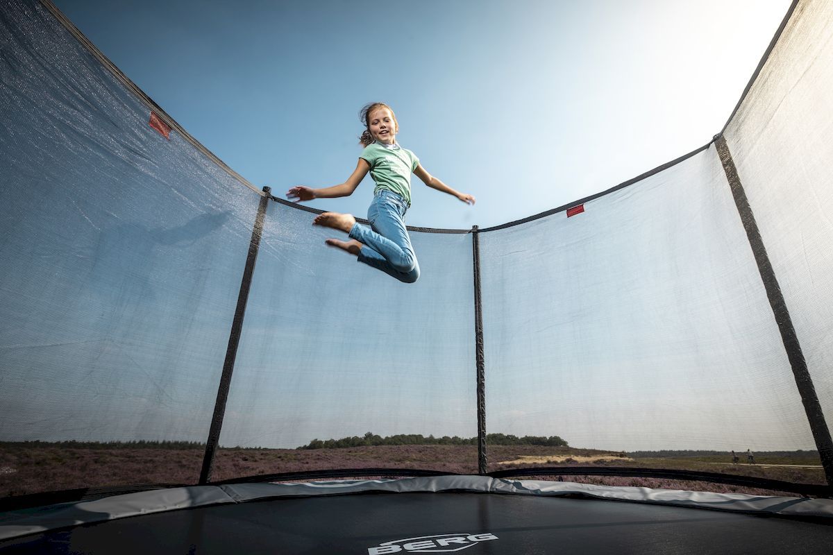 BERG Favorit Regular trampoline met net - Ø 330 cm - Grijs