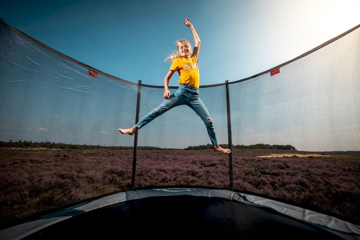 BERG Favorit Regular trampoline met net - Ø 330 cm - Grijs