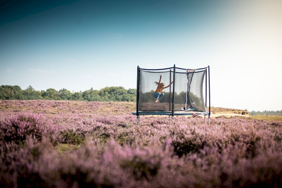 BERG Favorit Regular trampoline met net - Ø 330 cm - Grijs