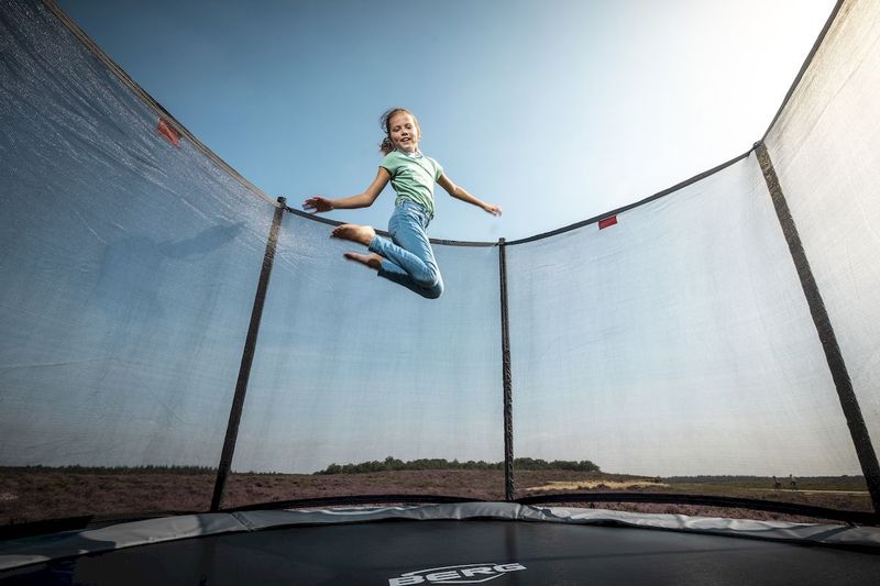 BERG Favorit Regular trampoline met net - Ø 330 cm - Grijs